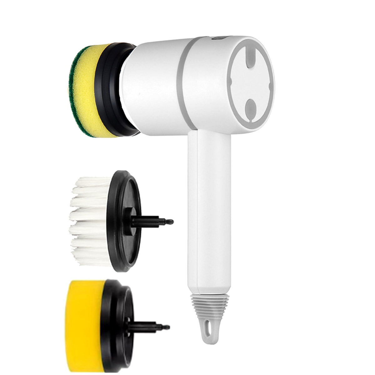 Cepillo eléctrico BrushUp blanco con 3 cabezales