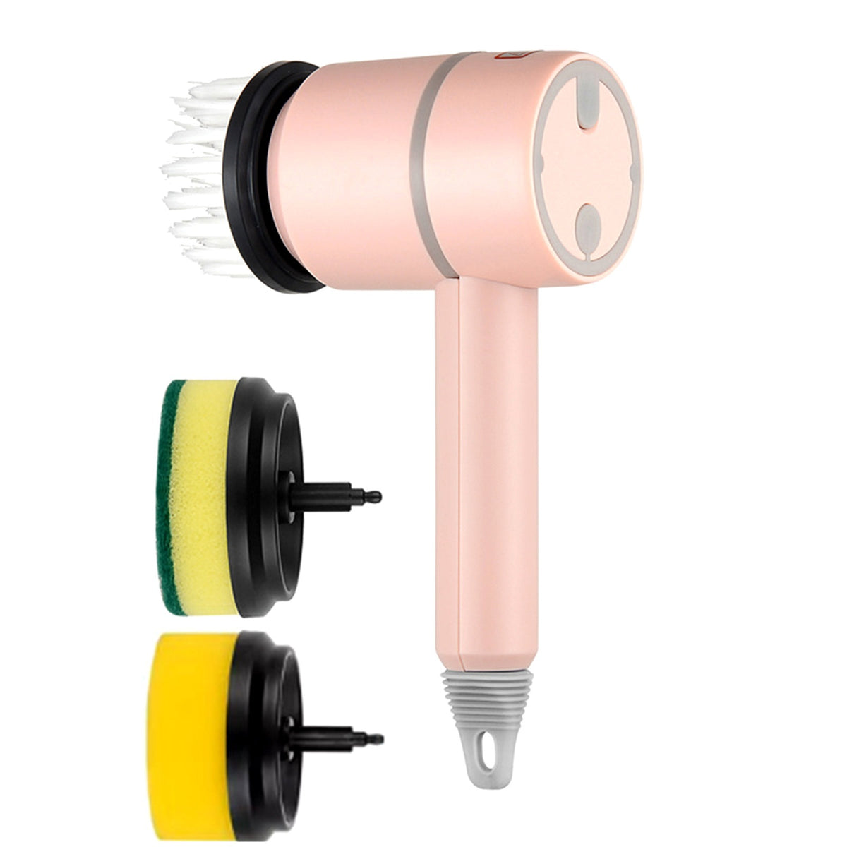 Cepillo eléctrico BrushUp rosa con 3 cabezales